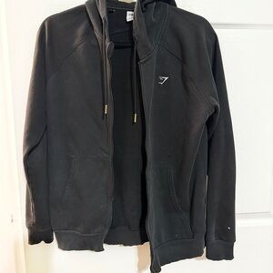 Gymshark Black Hoodie Jacket